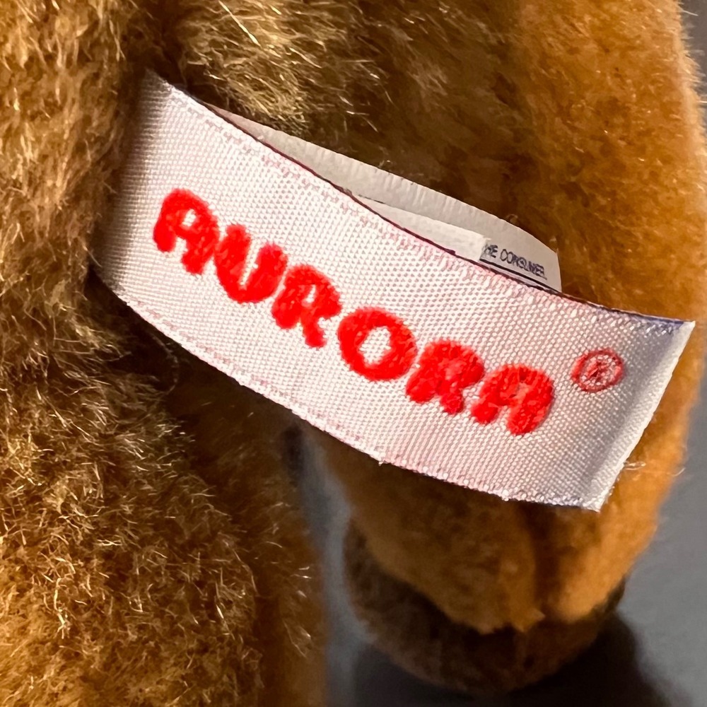 Aurora Destination Nation Caribou Reindeer Plush Brown Tan Standing 12in - Picture 5 of 7
